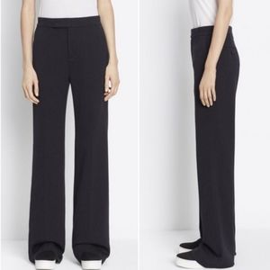 Vince Navy Blue Wide Leg Work Trouser Pants